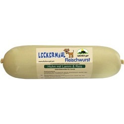 Leckermaul Fleischwurst Rind mit Zucchini + Reis