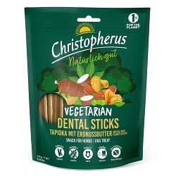 Christopherus Vegetarian - Dental Stick Tapioka mit Erdnussbutter 250g